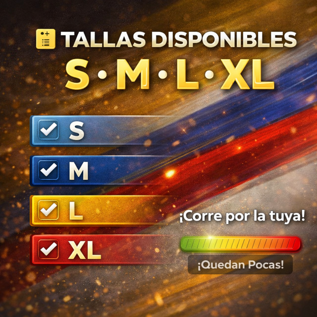 El mundial esta muy cerca, viste los colores de la selección todos los dias