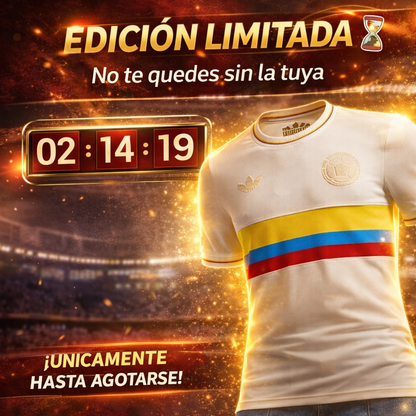 Luce la Tricolor Como Nunca Antes camiseta de Colombia 100 años