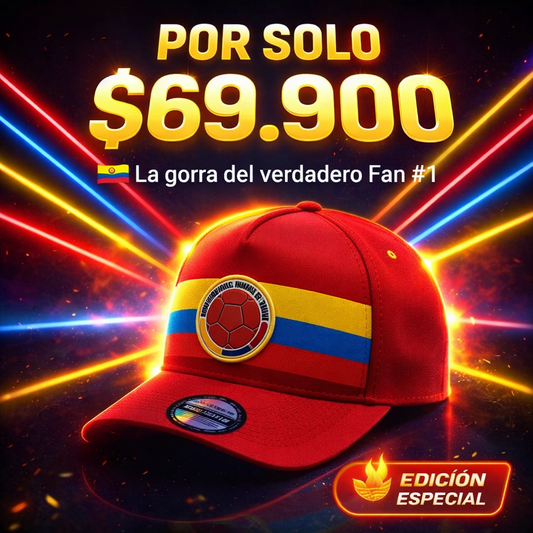 Lleva a Colombia contigo con la gorra de la seleccion