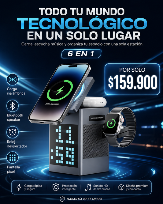 CARGADOR 6 EN 1