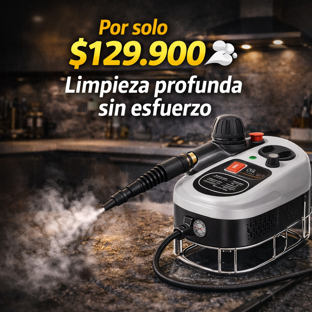 Limpieza Profunda Sin Tallar Ni Usar Químicos 💨 - Limpiador Vapor De Alta Presion