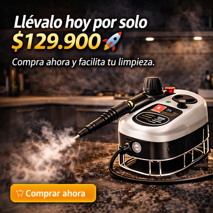 Limpieza Profunda Sin Tallar Ni Usar Químicos 💨 - Limpiador Vapor De Alta Presion