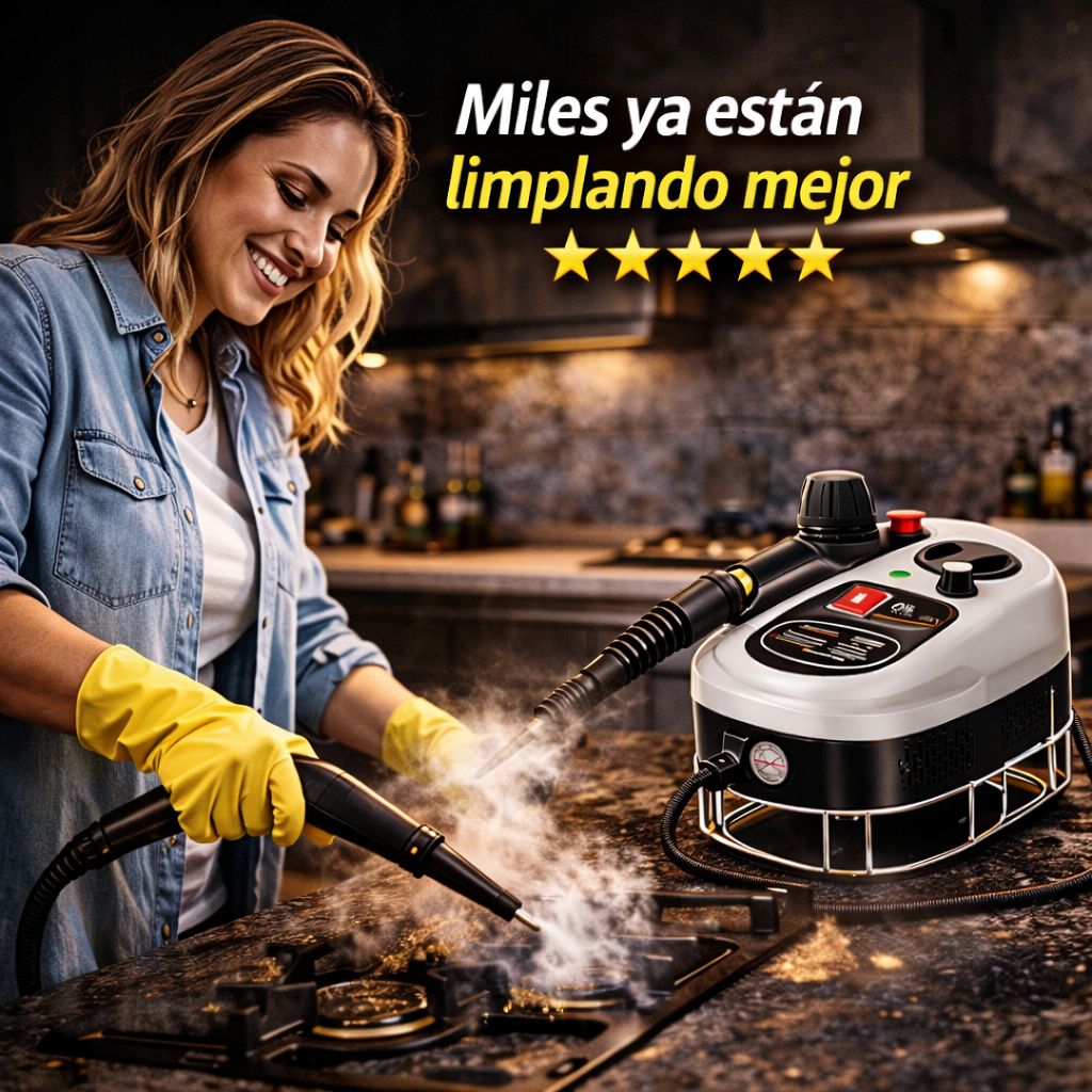 Limpieza Profunda Sin Tallar Ni Usar Químicos 💨 - Limpiador Vapor De Alta Presion