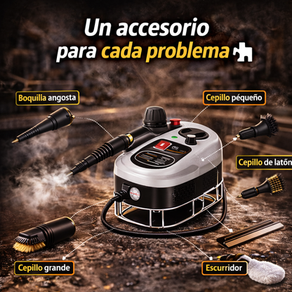 Limpieza Profunda Sin Tallar Ni Usar Químicos 💨 - Limpiador Vapor De Alta Presion