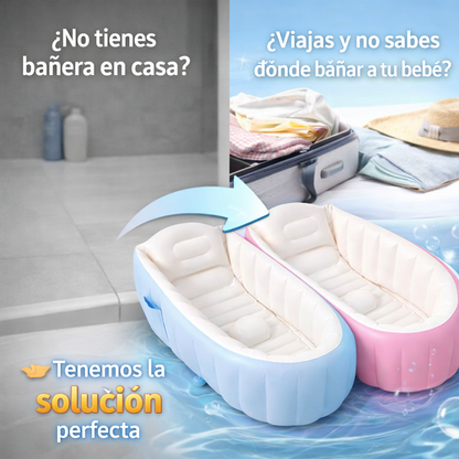 Comodidad y seguridad en cada baño con la Piscina Bañera Inflable Portátil De Bebe